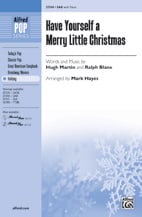 Have Yourself a Merry Little Christmas SAB choral sheet music cover Thumbnail